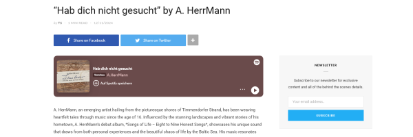 Titelbild Review zu "Hab dich nicht gesucht"