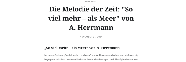 Titelbild Review zu "So viel mehr - als Meer"